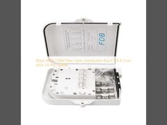 Noyau optique blanc noir de la boîte de distribution de fibre d'OEM FTTX 8 avec 1 diviseur de 8 PLC