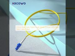 tresse de câble optique orange de fibre optique de mode unitaire de tresse de fibre de 2.0mm LSZH