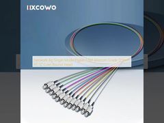 Tête ronde de noyau de la catégorie 0.9mm FC 12 de télécom du tresse 1.5M de mode unitaire du réseau 4g