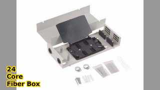 Boîte de fibre à montage mural à 24 cœurs