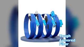 Cordon de brassage à fibre optique blindé SC UPC E2000