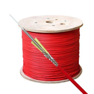 acheter Red Indoor Flame Retardant Jacket DTS Distributed Temperature Sensing Fiber Optic Cable fabrication en ligne