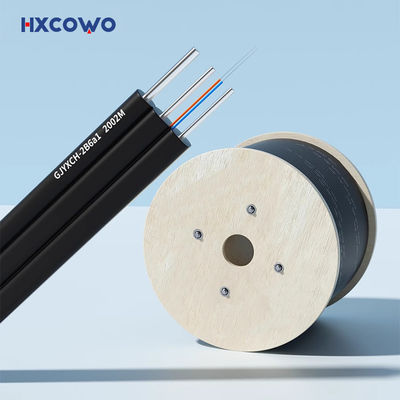 acheter LSZH GJYXCH Cable à goutte de fibre autoportant pour FTTH extérieur 1 noyau 1KM 9/125 G657A fabrication en ligne