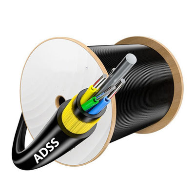 acheter G652D Cable aérien à fibre optique 12 24 48 96 Cable aérien ADSS autoportant fabrication en ligne
