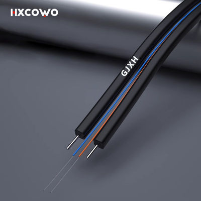 acheter Telecom Communication Indoor Fiber Cable 1 2 4 Core GJXH G657A2 6 Core Wire Cable fabrication en ligne