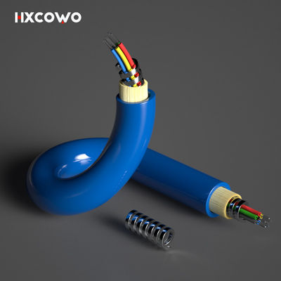 acheter Cable optique en fibre optique blindé en acier spirale flexible à 2-288 cœurs fabrication en ligne