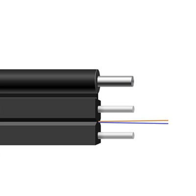 acheter G657A 1 km FTTH Drop Cable 1 2 4 6 8 12 Cable optique en fibre de PVC à noyau pour intérieur/extérieur fabrication en ligne