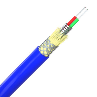 acheter 50/125 Flexible Spiral Steel Single Mode Armored Fiber Cable 2-288 Core fabrication en ligne