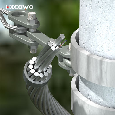acheter OPGW câble ignifuge haute tension 48 cœurs mode unique avec protection contre la foudre fabrication en ligne