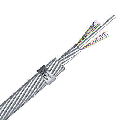 acheter 12 Core Aerial OPGW OPPC Armoured Fiber Optic Cable G652D G655 5km 3km 2km fabrication en ligne