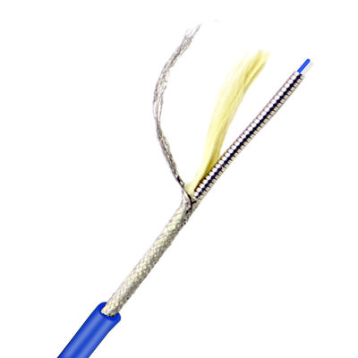 acheter GJFJKV SM / MM Armored Optical Fiber PVC Jacket Fibre Optic Cable Armoured fabrication en ligne