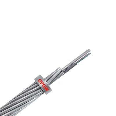 acheter 40- 70C HXCOWO fil de terre anti-éclairage OPGW câble à fibre optique 2-288 cœurs fabrication en ligne