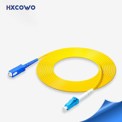 acheter SM Yellow Jacket Armored Fiber Patch Cord HXCOWO SC/UPC-LC/UPC fabrication en ligne