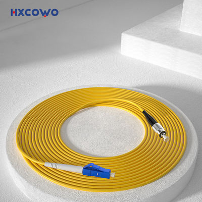 acheter LC FC Single Mode Simplex UPC/APC 0.9/2/3 MM Armored Fiber Optic Patch Cord PVC LSZH fabrication en ligne