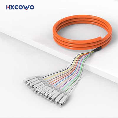 acheter Sc RPA optique orange de tresse de fibre de télécommunication OM1 OM2 OM3 FTTH CATV fabrication en ligne