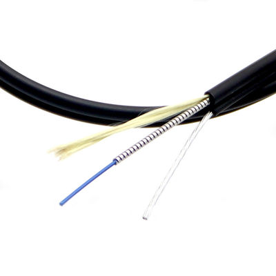 acheter G657A LSZH Aerial Figure 8 Drop Indoor Outdoor Armored Fiber 2-4 Core fabrication en ligne