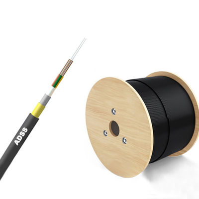 acheter Black ADSS Fiber Optic Cable Multi Mode For High Speed Data Transmission fabrication en ligne