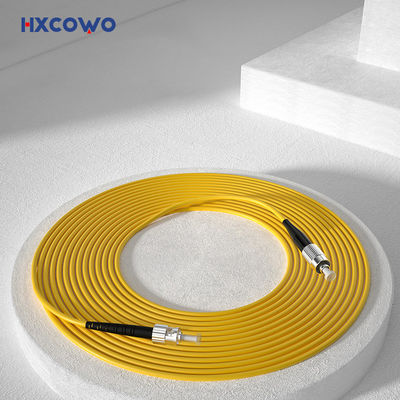 acheter HXCOWO Single Mode 9/125 OS2 FC To ST Simplex OFNR 2.0mm Armored Fiber Optic Cable Patch fabrication en ligne