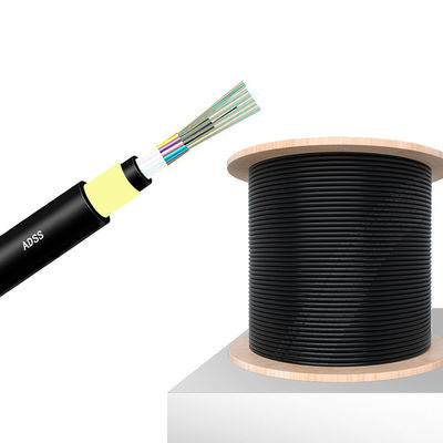 acheter Cable à fibre ADSS en mode unique G657A Cable à fibre aérienne extérieur autoportant fabrication en ligne