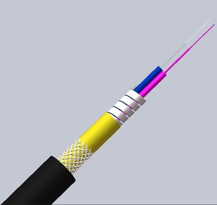 acheter LSZH Jacket 5.0mm OS2 G652D Singlemode Armored Fiber Optic Cable for Networks fabrication en ligne