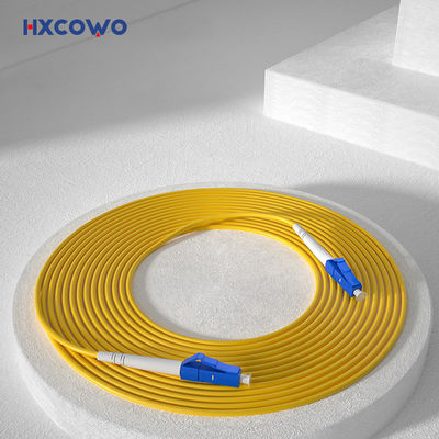 acheter HXCOWO FTTH Simplex Fiber LC APC UPC G652D/G657A1 SM Jumper Armored Fiber Optic Cable Patch fabrication en ligne