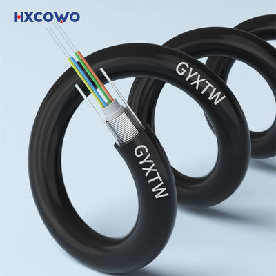 acheter Fiber Optic Cable GYXTW G657A G652D Armoured Outdoor Single Mode OS2 4 6 12 24 Core fabrication en ligne