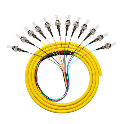 acheter 50/125 multimode 62,5/125 SM 12 noyaux ont enduit le tresse optique de fibre pour la solution de réseau 4g fabrication en ligne