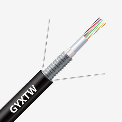 acheter Câble optique blindé à fibre optique, longueur personnalisée HXCOWO GYXTW G652D 2/4/6/8/12/24/24/48/96 noyau fabrication en ligne