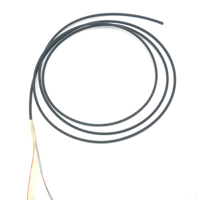 acheter SM G657A2 Indoor Armored Fiber Optic Cable Tight Duplex LSZH Black Anti Rodent fabrication en ligne