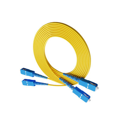 acheter HXCOWO SC UPC Multimode 3.0mm Duplex Fiber Optic Cable Patch in Ordinary Armored Types fabrication en ligne