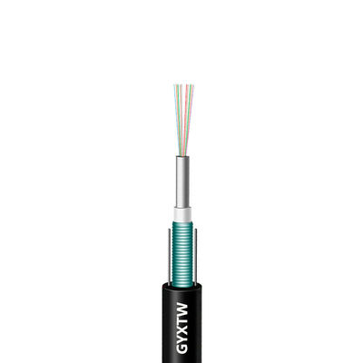 acheter HXCOWO GYXTW 4 6 8 cœurs câble à fibre optique blindé à conduit extérieur à mode unique pour le transfert de données fabrication en ligne