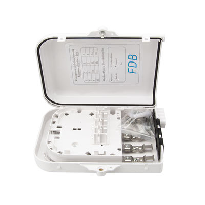 acheter Black White OEM Fiber Optic Distribution Box FTTX 8 Core With 1 8 PLC Splitter fabrication en ligne