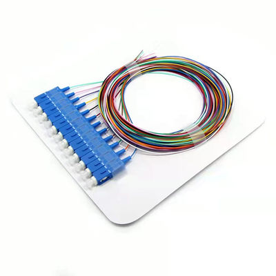 acheter SC/UPC SM LSZH 12 Fiber Optic Pigtail Waterproof Cable Single Mode Fiber Pigtails fabrication en ligne