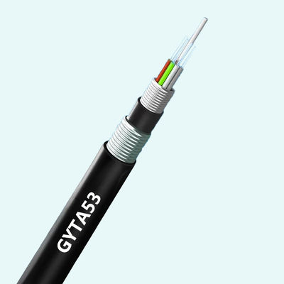 acheter Câble à fibre optique blindé GYTA53 pour un transfert de données rapide dans des environnements extrêmes fabrication en ligne