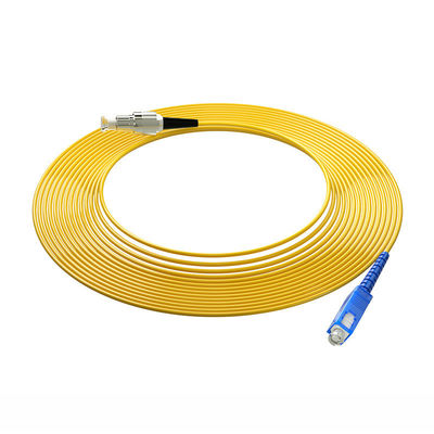 acheter HXCOWO OM3 SC FC LC ST 850nm/1310nm/1550nm Simplex Multi Mode Fiber Optic Cable Patch fabrication en ligne