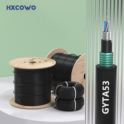 acheter Cable à fibre optique extérieur à double veste à enterrement direct GYTA53 fabrication en ligne