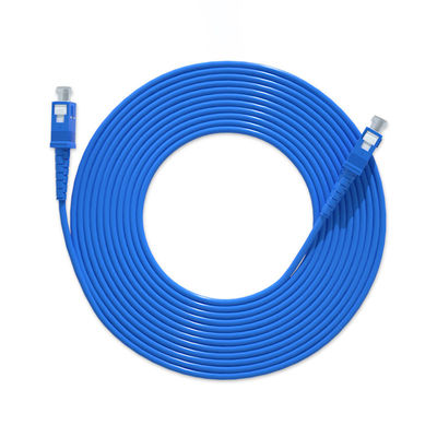 acheter HXCOWO Single Mode Simplex SC UPC Fiber Jumper Spiral Armored Fiber Optic Cable Patch fabrication en ligne