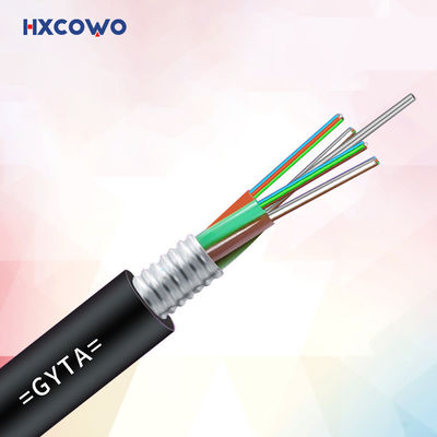 acheter Couleur personnalisée GYTA câble blindé en fibre optique pour la communication de tubes lâches en chaîne fabrication en ligne