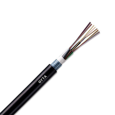 acheter 12/24/48 Cores Armored Fiber Optic Cable for Outdoor Telecom Comunication Aerial Steal fabrication en ligne