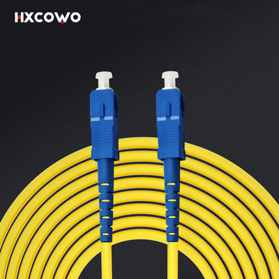 acheter FTTH Armored Fiber Optic Patch Cable G652D G657A1 G657A2 HXCOWO SC SC UPC APC fabrication en ligne