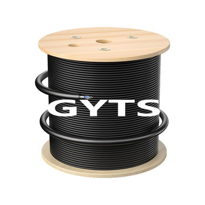 acheter GYTS GYTA 12 24 48 96 Core Fiber Optic Cable Black Outdoor Armored Cable fabrication en ligne