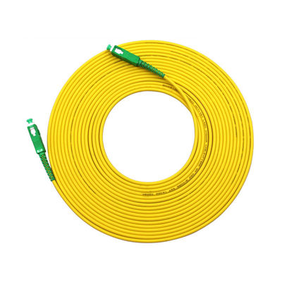 acheter HXCOWO SM G652D câble de patch en fibre PVC simple de 2,0 mm en longueur personnalisée avec connecteur SC/APC fabrication en ligne