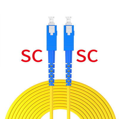acheter 1 cordon de patch en fibre optique SC à SC UPC/APC 2.0 mm/3.0 mm G652D/G657A pour le FTTH fabrication en ligne