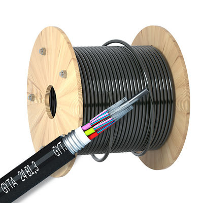 acheter Customized Outdoor Armored Fiber Optic Cable Single Mode PVC LSZH LSOH PE HDPE Jacket fabrication en ligne