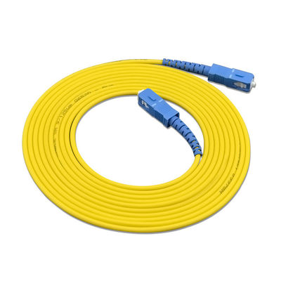 acheter Longueur personnalisée Cordon de patch en fibre optique Simplex SC SC UPC/APC G652D 9/125 SM fabrication en ligne