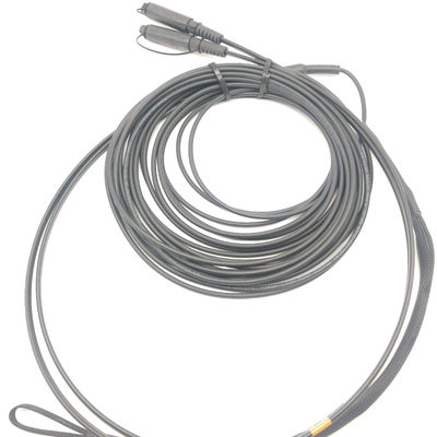 acheter LC/UPC-LC/UPC SM 9/125 7,0 mm anti-rongeur extérieur FTTA blindé cordon de raccordement à fibre optique 1 m/2 m/3 m/100 m fabrication en ligne
