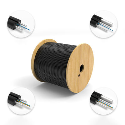 acheter Cable blindé en fibre optique extérieur GJYXCH avec force d'aplatissement de 2200N/10cm 40~+70 Température de fonctionnement et boîtier de tambour en bois fabrication en ligne