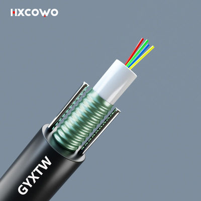 acheter Outdoor Armored GYXTW Fiber Optic Cable 2-288 Cores G652D/G657A1/G657A2 Fiber Type Custom Length fabrication en ligne