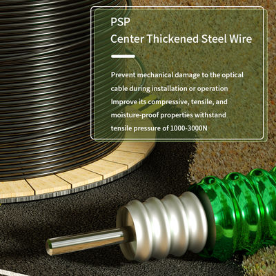 acheter Câble fibre optique blindé extérieur de longueur personnalisée, ouverture numérique 0200±0015NA, offre une protection contre les dangers environnementaux fabrication en ligne