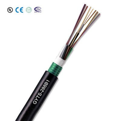 acheter G655 GYTS Cable blindé en fibre optique extérieur avec tube enroulé en vrac G652D et G657A pour des performances élevées fabrication en ligne